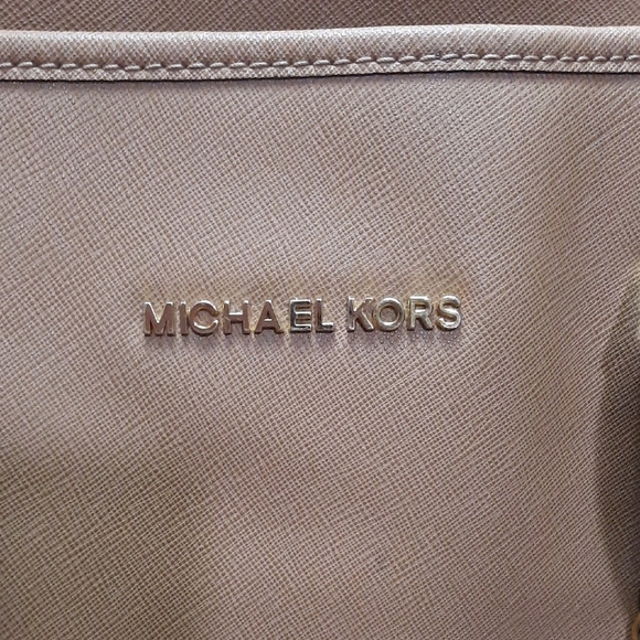 Michael Kors Brown Leather Tote - Picture 2 of 15